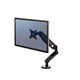 MONITOR ARMS FELLOWES PLATINUM 8043301 CLAMPGROMMET MOUNT SINGLE BLACK