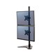 MONITOR ARMS PROFESSIONAL 8044001 SURFACE MOUNT STACKING DUAL BLACK