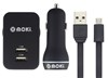 CABLE MOKI MICRO USB SYNCHARGE CABLE  CAR  WALL