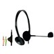 HEADSET SHINTARO SH102M STEREO WITH MICROPHONE BLACK