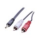 CABLE LINDY 1M 35MMRCA AUDIO