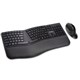 KEYBOARD  MOUSE SET KENSINGTON K75406US DUAL WIRELESS ERGO DESKTOP BLACK