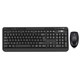 KEYBOARD  MOUSE SET ADESSO WKB1320CB ANTIMICROBIAL WIRELESS COMBO