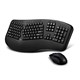 KEYBOARD  MOUSE SET ADESSO WKB1500GB WIRELESS ERGO COMBO