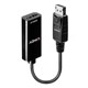 ADAPTOR LINDY 41718 DISPLAYPORT 12 TO HDMI 14 CONVERTER 15CM BLACK