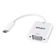 ADAPTOR LINDY 43242 USBC TO VGA CONVERTER 17CM WHITE