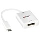 ADAPTOR LINDY 43245 USBC TO DISPLAYPORT 4K CONVERTER 17CM WHITE