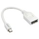 ADAPTOR LINDY 41021 MINI DISPLAYPORT TO DISPLAYPORT 20CM WHITE