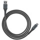 CABLE VENTEV USBAUSBC 3M BRAIDED GREY