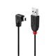 CABLE USB LINDY 1M USBAMICRO 90 DEGREE