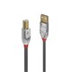 CABLE USB LINDY 05M USB2 AB CROMO LINE