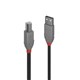 CABLE USB LINDY 02M USB2 AB CABLE ANTHRA LINE