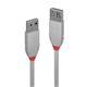 CABLE USB LINDY 1M USB2 A EXT CABLE ANTHRA LINE GREY