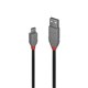 CABLE USB LINDY 2M USB2 AMICROB ANTHRA LINE