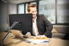 MONITOR ARM SYLEX SABRE DESK MOUNT SINGLE POLISHED ALUMINIUM