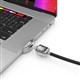 KEYED LOCK  ADAPTER COMPULOCKS MBPR16LDG01KL LEDGE CABLE MACBOOK PRO 16 SILVER
