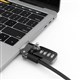 COMBINATION LOCK  ADAPTER COMPULOCKS MBPRLDGTB01CL LEDGE CABLE MACBOOK PRO TB SILVER