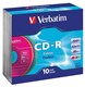 CDR VERBATIM 52X 700MB80MIN NEON SLIM CASE PK25