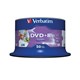 DVDR VERBATIM 16X 47GB INKJET PRINTABLE WHITE SURFACE SPINDLE 50