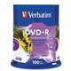 DVDR VERBATIM 16X 47GB INKJET PRINTABLE WHITE SURFACE SPINDLE 100