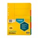 DIVIDER MARBIG A4 37100F BOARD 5 TAB BRIGHT COLOURS