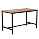TABLE BAR HEIGHT 1800WX900DX1050HMM BLACK FRAME BEECH TOP