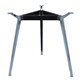 TABLE FRAME BOARDROOM RAPID AIR ROUND 750WX750DX725HMM POLISHED ALUMINIUM FRAME ONLY