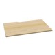DESK TOP RAPID DELUXE INFINITY SCALLOPED 1200WX750DX25H MM NATURAL OAK