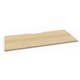 DESK TOP RAPID DELUXE INFINITY SCALLOPED 1800WX750DX25H MM NATURAL OAK