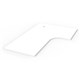 WORKSTATION TOP RAPID DELUXE INFINITY 1800WX1200WX750DX25H MM NATURAL WHITE