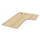 WORKSTATION TOP RAPID DELUXE INFINITY 1800WX1200WX750DX25H MM NATURAL OAK