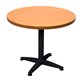 TABLE ROUND RAPID SPAN 900DIAX730HMM BLACK 4 STAR BASE CHERRY TOP