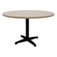 TABLE ROUND RAPID SPAN 1200DIAX730HMM BLACK 4 STAR BASE BEECH TOP