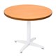 TABLE ROUND RAPID SPAN 900DIAX730HMM WHITE 4 STAR BASE CHERRY TOP
