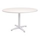 TABLE ROUND RAPID SPAN 1200DIAX730HMM WHITE 4 STAR BASE NATURAL WHITE TOP
