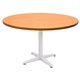 TABLE ROUND RAPID SPAN 1200DIAX730HMM WHITE 4 STAR BASE CHERRY TOP