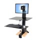 WORKSURFACE ERGOTRON WORKFITS 33350200 SINGLE LD BLACK