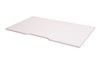 DESK TOP ONLY RAPID SCALLOPED TOP 1500WX700DMM NATURAL WHITE