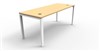 DESK RAPID INFINITY SINGLE SIDED 1800X700MM PROFILE LEG NO SCREEN 1 PERSON BEECH