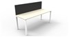 DESK RAPID INFINITY SINGLE SIDED 1200X700MM PROFILE LEG WITH SCREEN 1 PERSON NATURAL WHITE