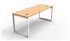 DESK RAPID INFINITY SINGLE SIDED 1800X700MM LOOP LEG NO SCREEN 1 PERSON BEECH