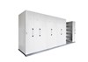 MOBILE SHELVING RAPIDLINE 8 BAYS 400D MM  4450LX980WX2150H MM WHITE