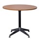TABLE ROUND RAPID TYPHOON 1200DIAX750HMM BLACKCHROME FRAME BEECH TOP