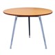 TABLE ROUND RAPID AIR 900DIAX730HMM CHROMEBLACK BASE BEECH TOP