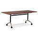 FLIP TOP TABLE RAPID TYPHOON 1500WX750DX750HMM BLACKCHROME FRAME CHERRY TOP