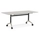 FLIP TOP TABLE RAPID TYPHOON 1800WX750DX750HMM BLACKCHROME FRAME GREY TOP