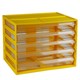 MULTI DRAWER ITALPLAST I 326FBA A4 5 DRAWER BANANA