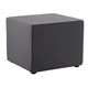 OTTOMAN MARS SQUARE 550WX550DX450HMM CHARCOAL FABRIC