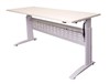 DESK SPAN ELECTRIC HEIGHT ADJUSTABLE 1500WX700DX6851205H MM WHITE FRAME NATURAL WHITE TOP