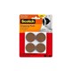 SURFACE PROTECTOR SCOTCH GRIPPING PADS SP940 ROUND 38MM DIA BROWN PK8
